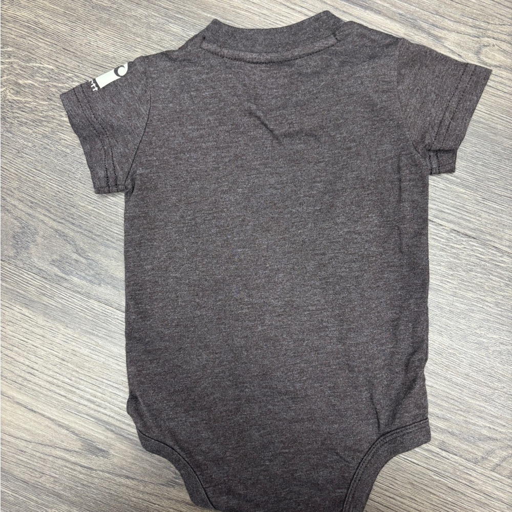 Carhartt Kids 6month Matching Bear Graphic Bodysuits, Set of Two, EUC - Picture 5 of 11